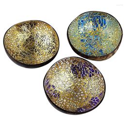 Bowls Natural Coconut Shell Decorative For Candle Fall Candy Dish Key Bowl Entryway