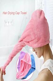 Shower Caps Microfiber Quick Dry Towel Bathing Shower Caps Magic Super Absorbent Dry Hair Towel Hair Wrap Spa Bathing Hat DHC4253291198