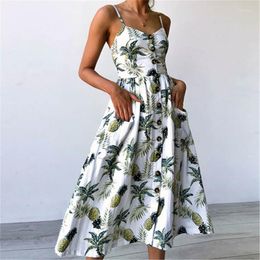 Casual Dresses Holiday Retro Lady Plus Size Backless Sexy Dress For Women