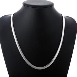 Hermosa 6mm Snake Chain Necklace Choker Necklaces Modern Beauty 16'' '18'' 20'' 22'' 1733