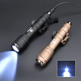 Scopes WADSN M300 M300A M600 M600C Scout Light Metal White LED Weapon Flashlight Tactical Lamp Airsoft Hunting Accessory Fit 20mm Rail