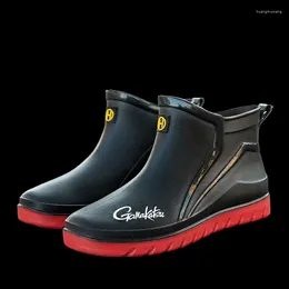 Cycling Shoes 2024 Men's Fishing Summer Non-slip Waterproof Water Fashion Short Rain Boots Outdoor Hiking