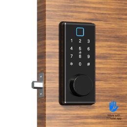 Control TTlock Bluetooth Smart Home Lock AutoLocked Fingerprint Door Lock RFID Keyless Entry Passage mode Office Privacy Digital Lock