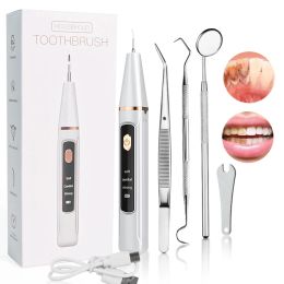 Cleaners Ultrasonic Dental Calculus Remover Teeth Plaque Scaler Tartar Eliminator Stains Cleaner Electric Dental Tooth Stone Remover