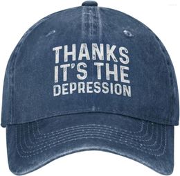 Ball Caps Thanks It's The Depression Cap Women Baseball Cute