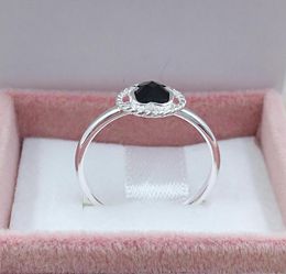 charms Jewellery making black boho style 925 Sterling silver Bear gothic promise rings for women men girl finger sets bridal wed5704243