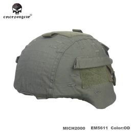 Helmets EMERSONgear MICH2000 Tactical Helmet Cover Airsoft Hunting Helmet Cover