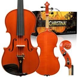 Christina V06A Professional Examination for Adult and Children Beginner Violin Handmade Performance Level Professional grade