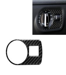 Car Carbon Fibre Headlight Switch Decorative Sticker for TT 8n 8J MK123 TTRS 2008-2014 Left Drive1175830