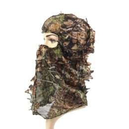 Footwear Woodland Camouflage Camo Hunting Hood Helmet Ghillie Suit Outdoor Sniper Tactical Full Face Masck Military Fan Leaf Headgear