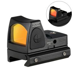 Scopes Mini Rmr Red Dot Sight Scope Collimator Glock Reflex Sights Fit 20mm Weaver Rail for Airsoft Hunting Holographic Handgun Scope