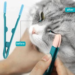 Dog Apparel Pet Eye Cleaning Brush Comb Tear Stain Remover Grooming Brushes For Small Cat Pets Wipe Cleaner Products