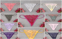 Women Sexy Underwear Lingerie Size Tpants Lace Thong Transparent Temptation Briefs Panties G Strings Multicolor Girls Shorts7950465