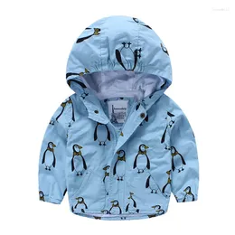 Jackets 2-7T Spring And Autumn Fashion Cartoon Children Kids Hoodies Coat Tops Baby For Boys