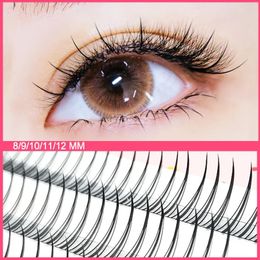 Yelix AM Shape Professional Makeup Individual Lashes Cluster Spikes Lash Wispy Premade Russian Natural Fluffy False Eyelashes 240407