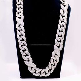 Yadis Custom Hiphop Jewellery 14k 18k Gold Necklace Miami Iced Out Moissanite Cuban Link Chain