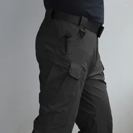 Men's Pants Men Tactical Multi-Pocket Waterproof Trouser Jogger Cargo Sweatpants Army Climbing Outdoor Clothing Streetwear