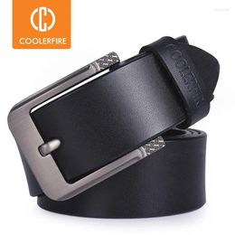 Belts High Quality Genuine Leather Belt Luxury Designer Men Fashion Strap Male Jeans For Man Cowboy