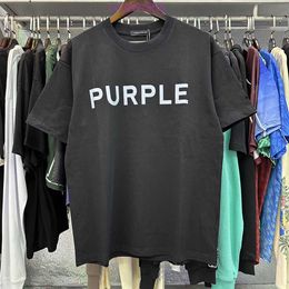 24ss Purple Brand Shirt Size Xs-5xl Large Designer Tees Mens T-shirt Homme t Shirts Women Loose Clothing Luxury Designers Short Sleeve Spring Summer Tide Tee K6QK