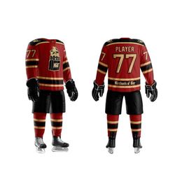 Hockey Jerseys Mens letter printed long and short sleeved rugby jersey digital printed baseball jersey ice hockey jersey football jersey