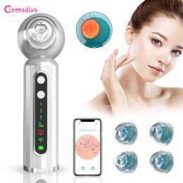 Scrubbers Wifi Visual Blackhead Remover Vacuum Acne Remover Pore Cleaner Electric Heating Face Deep Nose Cleaning Black Dots Beauty Device