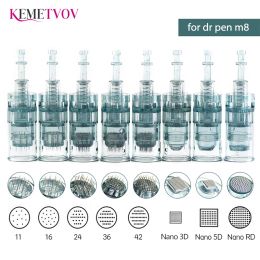 roller 5/10/20/50pcs Bayonet Cartridge Replacement for Dr.pen M8 Micro Needle 11 Pin/36 Pin/5d Nano Micro Skin Needling Tip Derma Stamp