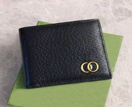 2022 Men wallet designer wallets luxury card holder high quality genuine leather simple coin purse fashion retro cold wind bag Per3120672