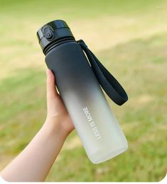 Tumblers Summer Student Sports Water Cup Men's Outdoor Gradual Color Temperature Resistant Fitness Portable