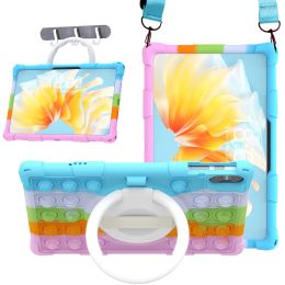 Stands For Teclast T40 Air10.4 T50 Pro M40 Plus Pro Air M50 Pro P30S Air P20S P40S Tablet Case Silicon Soft Kids Pen Holder Safe Cover