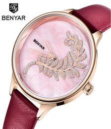 BENYAR Luxury Fashion Women Watches Waterproof Casual Quartz Ladys Watch for Woman Dress Ladies Wristwatches Relogio Feminino6149037