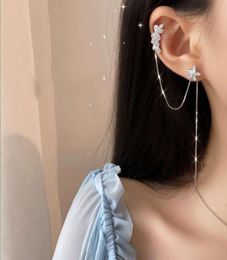 2021925 Dangle temperament fashion exaggerated geometric square diamond earrings net red simple female rectangular long section X52040212