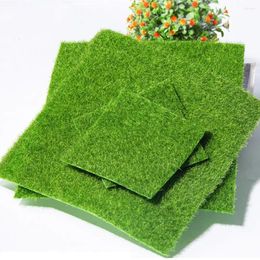 Decorative Flowers Garden Decor Green Grass Mat Simulation Artificial Turf Carpet Fake Lawn