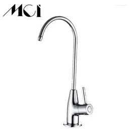 Kitchen Faucets MCI Reverse Osmosis Water Philtre Sink Faucet Mixer Swivel Taps External Chrome Plating