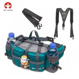 Bags BPVISION Outdoor Hike Waist Bag Man Cycling Waterproof Backpack Mountain Sports Fanny Pack Camping Nylon Hunting Accessori