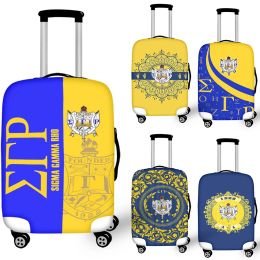 Accessories Sigma Gamma Rho Elastic Luggage Protective Cover Case For Student Suitcase Protective Cover Trolley Cases Travel Accessories New