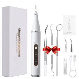 Cleaners 5 Modes Ultrasonic Electric Tooth Cleaner Dental Scaler Calculus Remover Teeth Whitening Tartar Plaque Stain Cleaning Tool