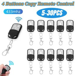 Control 433mhz Copy Remote Control Wireless Auto Clone Fixed Code Duplicator Universal Smart Key Garage Door Gate Opener Remotes