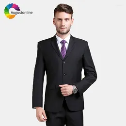 Men's Suits 2024 Slim Fit Black Business Men For Wedding Formal Costume Groom Prom Tuxedo Man Blazer Traje Hombre 2Pieces