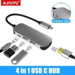 Hubs USB C HUB Type C to Multi USB3.0 4K HDMI Adapter Dock For Samsung Galaxy Tab S8 Ultra S8+ S7 Plus S6 S7+ USBC 3.1 Splitter Port