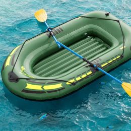 Accessories 2 People 0.4mm PVC Canoe Kayak Rubber Dinghy Thicken Foldable Iatable Fishing Boat 192x113x40cm Air Boats For Outdoor Rafting