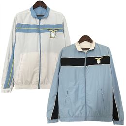 1998 1999 2000 SS Lazio Reversible windbreaker retro Soccer JERSEY 1982 englands VERON Track Jacket NEDVED INZAGHI tracksuit vintage classic old training