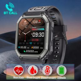 Control for Xiaomi Android Smart Watch Men Tactical Military Bluetooth Call Blood Pressure Waterproof 2022 Full Touch Smartwatch Outdoor