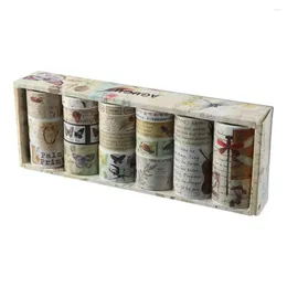 Gift Wrap Multiple Sizes Washi Tape Set DIY Crafts Styles Elegant Overture Hand Account