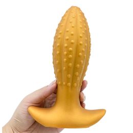 Anal Plug Silicone Butt Plug Prostate Massage sexy Toys For Men Women Anal Dildos Luminous Pineapple Buttplug Comfortable To Wear