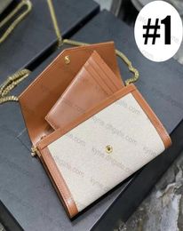 Mini Fashion Chain Bag With Gold Letters Logo WOC Bags Women039s Purse Wallet 19x12x4cm2950718
