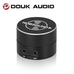 Amplifier Douk Audio Passive Volume Controller Knob 3.5mm I/O Mini Tone Controller for PC Amplifier Speaker Line Audio Adjuster BOX