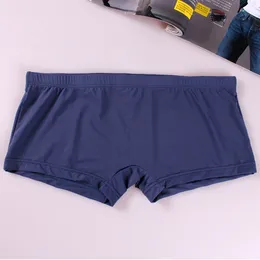 Underpants Boxer Men's Comfy Soft Solid Pouch Sexy Underwear Shorts Cosy Breathable Nylon Boxers