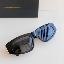 designer sunglasses New BB family sunglasses Bai Jingting same sunscreen cat eye sunglasses legs double B letters UV protection 0095s