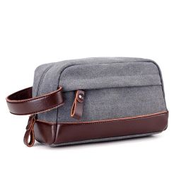 Cases Women Canvas Cosmetic Bag Men Travel Toiletry Bags Shaving Zipper Makeup Pouch Toilet Make Up Organiser Necessaire Beauty Kit