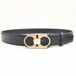 designer belts for men 3.5 cm wide luxury women belt Smooth leather lychee pattern and bright surface splice 8-figure buckle white black brown blue yellow belt body